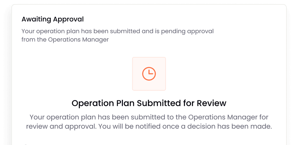 APPROVAL WORKFLOW FOR LARGER DRONE ORGANISATIONS